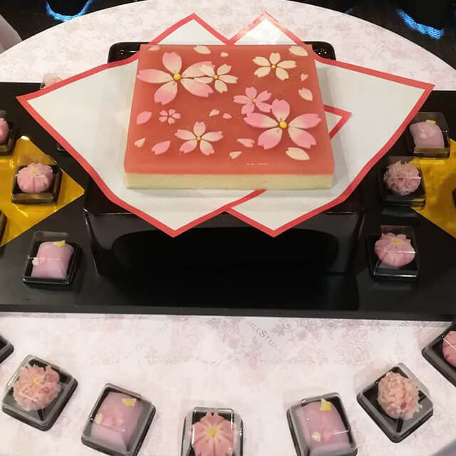 特注品(要予約）　ご婚礼・ウエディング用和菓子　「桜尽くし・寿」の画像